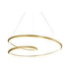 Kuzco PD22339-BG-UNV-010 Brushed Gold Ampersand 39-in Brushed Gold Led Pendant Image 1