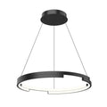 Kuzco PD52724-BK-UNV Black Anello Minor 24-in Black Led Pendant Image 1