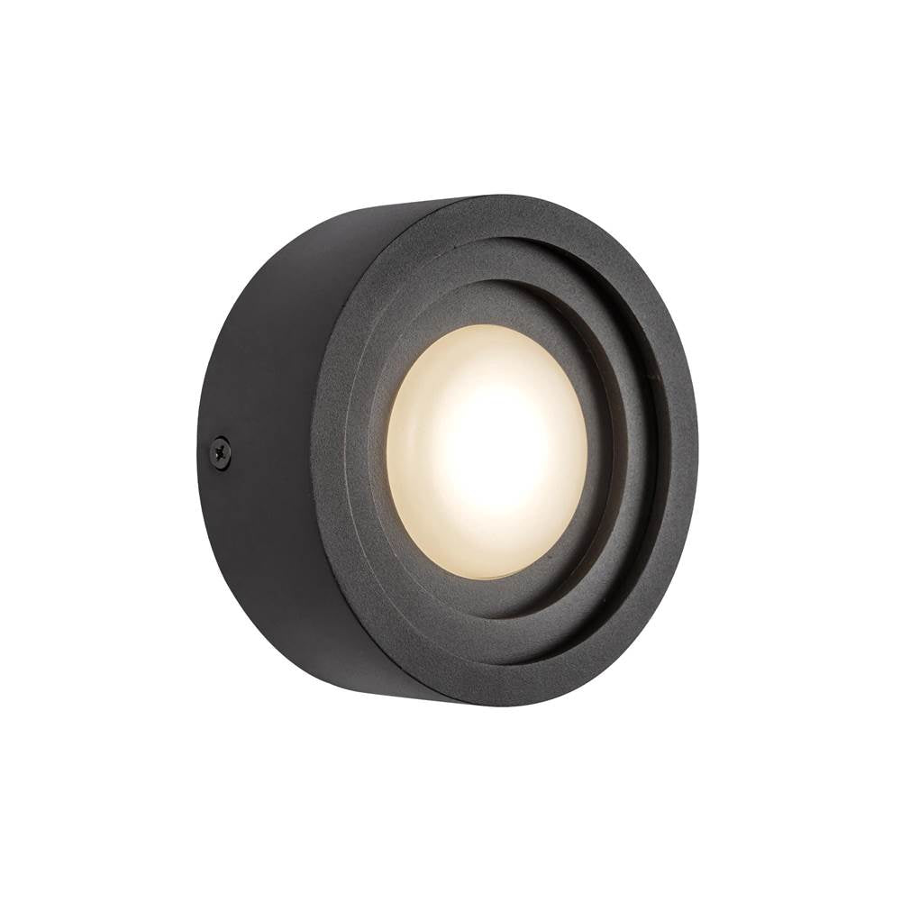 Kuzco Arco 5-in Black Led Wall Sconce