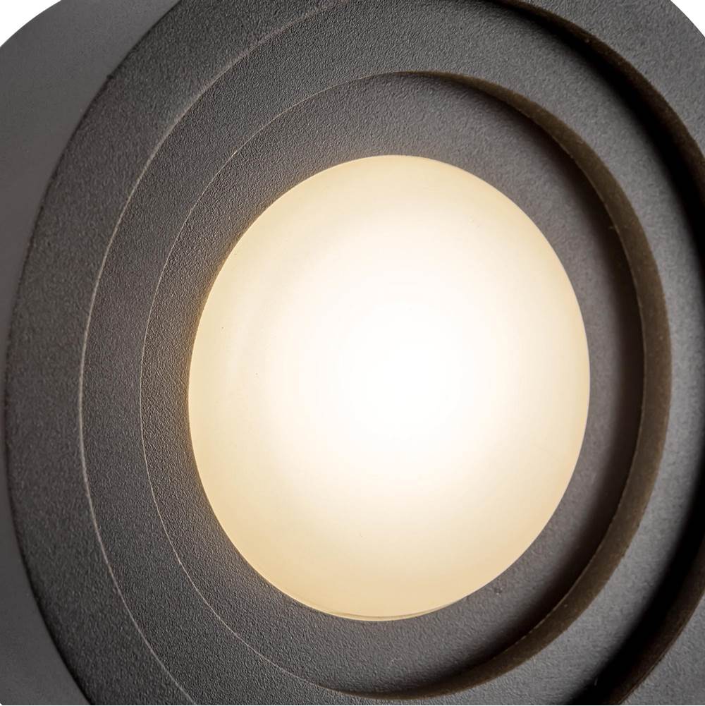 Kuzco WS21305-BK Black Arco 5-in Black Led Wall Sconce Image 3