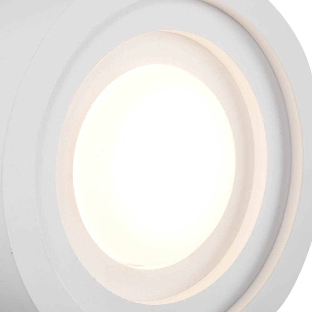 Kuzco WS21305-WH White Arco 5-in White Led Wall Sconce Image 2