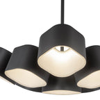 Kuzco CH73418-BK-UNV Black Arena 18-in Black Led Chandelier Image 4