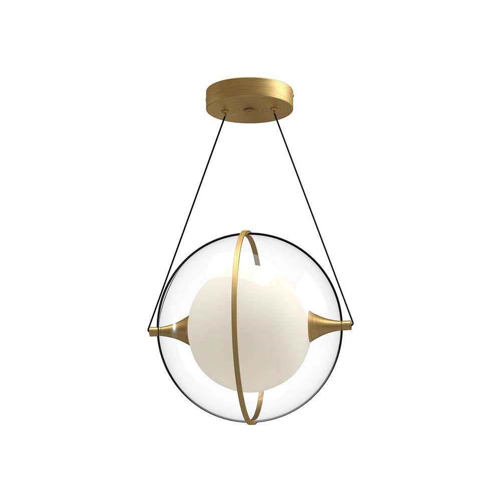 Kuzco PD76712-BG Brushed Gold Aries 12-in Brushed Gold Led Pendant Image 1