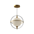 Kuzco Aries 12-in Brushed Gold Led Pendant
