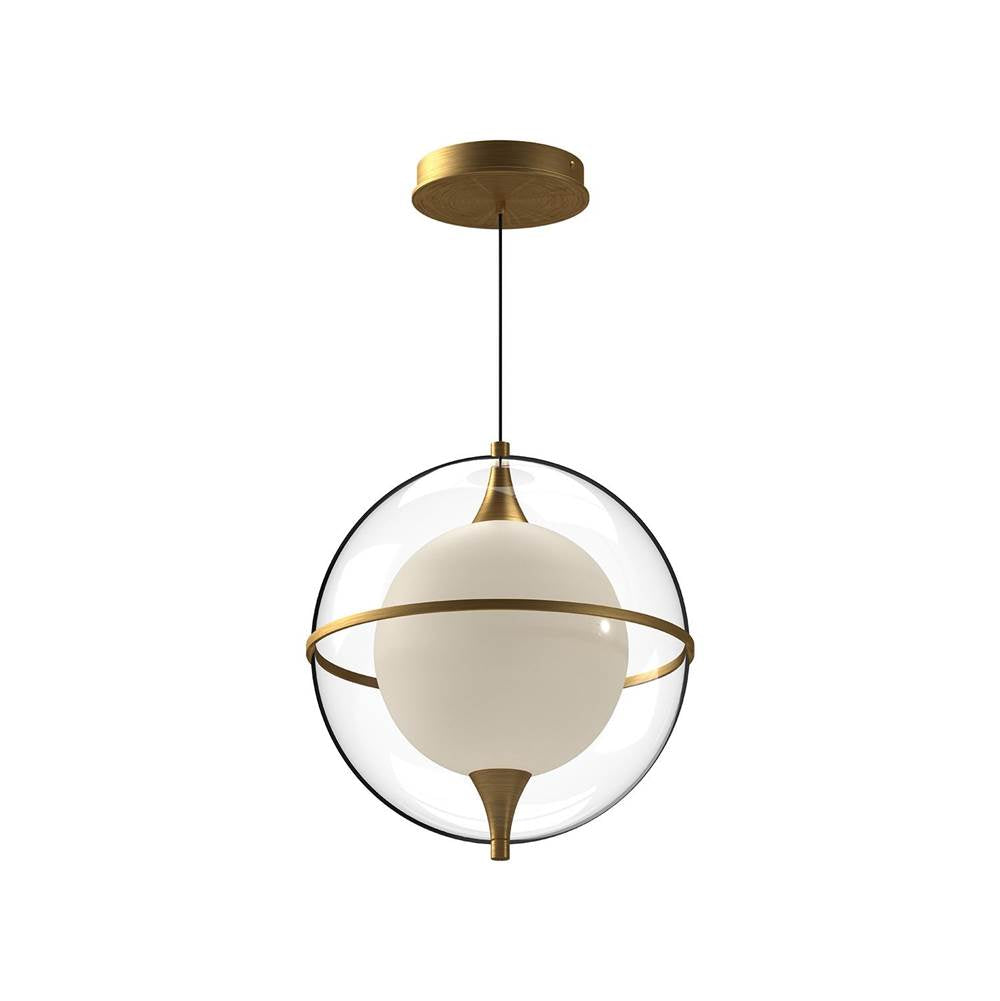Kuzco Aries 12-in Brushed Gold Led Pendant