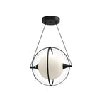 Kuzco PD76712-BK-UNV Black Aries 12-in Black Led Pendant Image 1