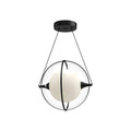 Kuzco PD76712-BK Black Aries 12-in Black Led Pendant Image 1