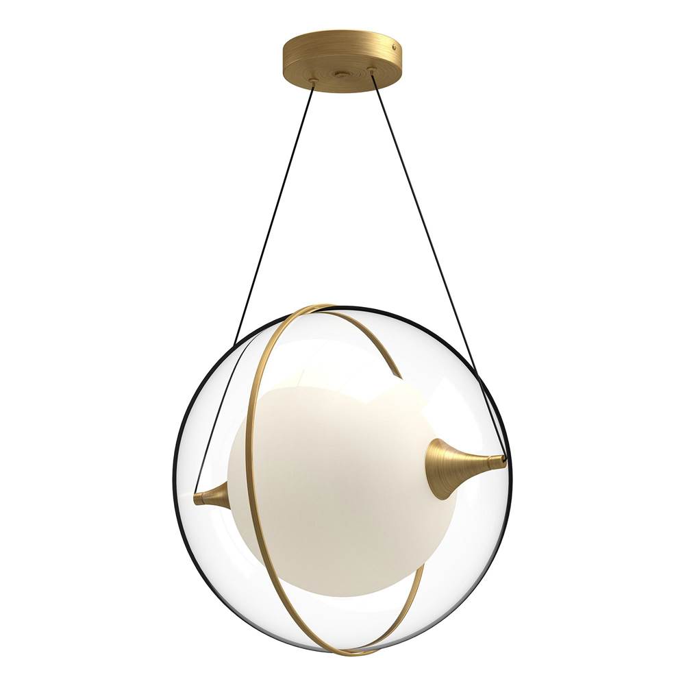 Kuzco PD76716-BG-UNV Brushed Gold Aries 16-in Brushed Gold Led Pendant Image 1