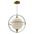 Kuzco Aries 16-in Brushed Gold Led Pendant