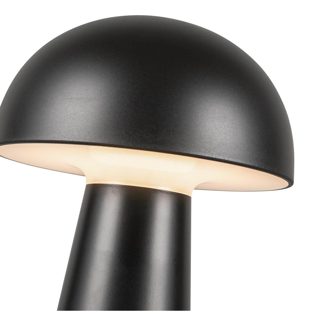 Kuzco TL64108-BK Black Asher 5-in Black Led Table Lamp Image 2