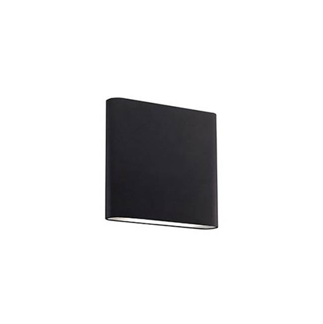 Kuzco Slate 6-in Brushed Gold Led Wall Sconce
