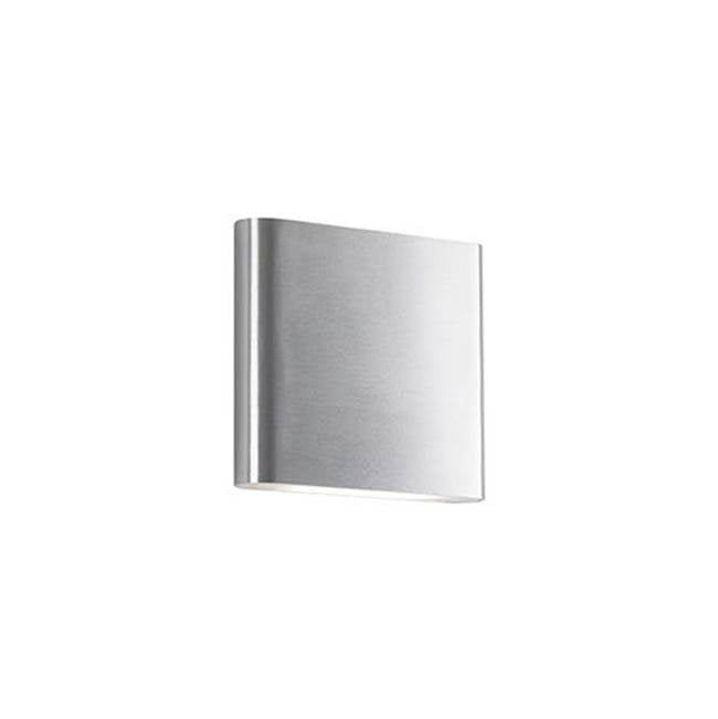 Kuzco Slate 6-in Brushed Gold Led Wall Sconce