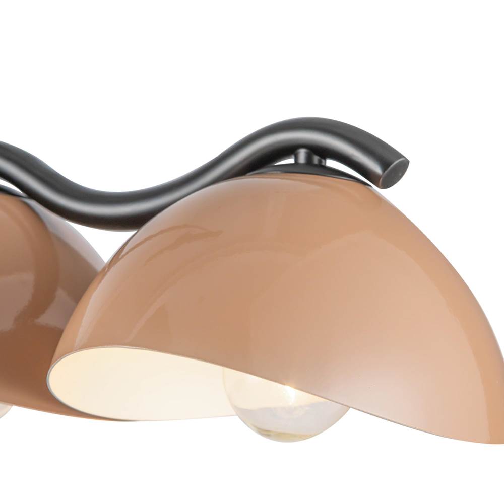 Kuzco LP57642-BK/PEC Black,Peach Atlas 42-in Black/peach Socket Linear Pendant Image 5