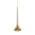 Kuzco Bach 5-in Brushed Gold Led Pendant