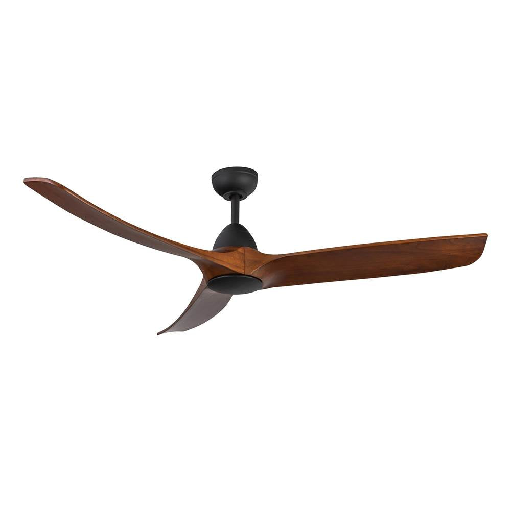 Kuzco CF77860-MB/DW Matte Black,Dark Walnut Baylor 60-in Matte Black/dark Walnut Led Ceiling Fan Image 7