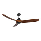 Kuzco CF77860-MB/DW Matte Black,Dark Walnut Baylor 60-in Matte Black/dark Walnut Led Ceiling Fan Image 7