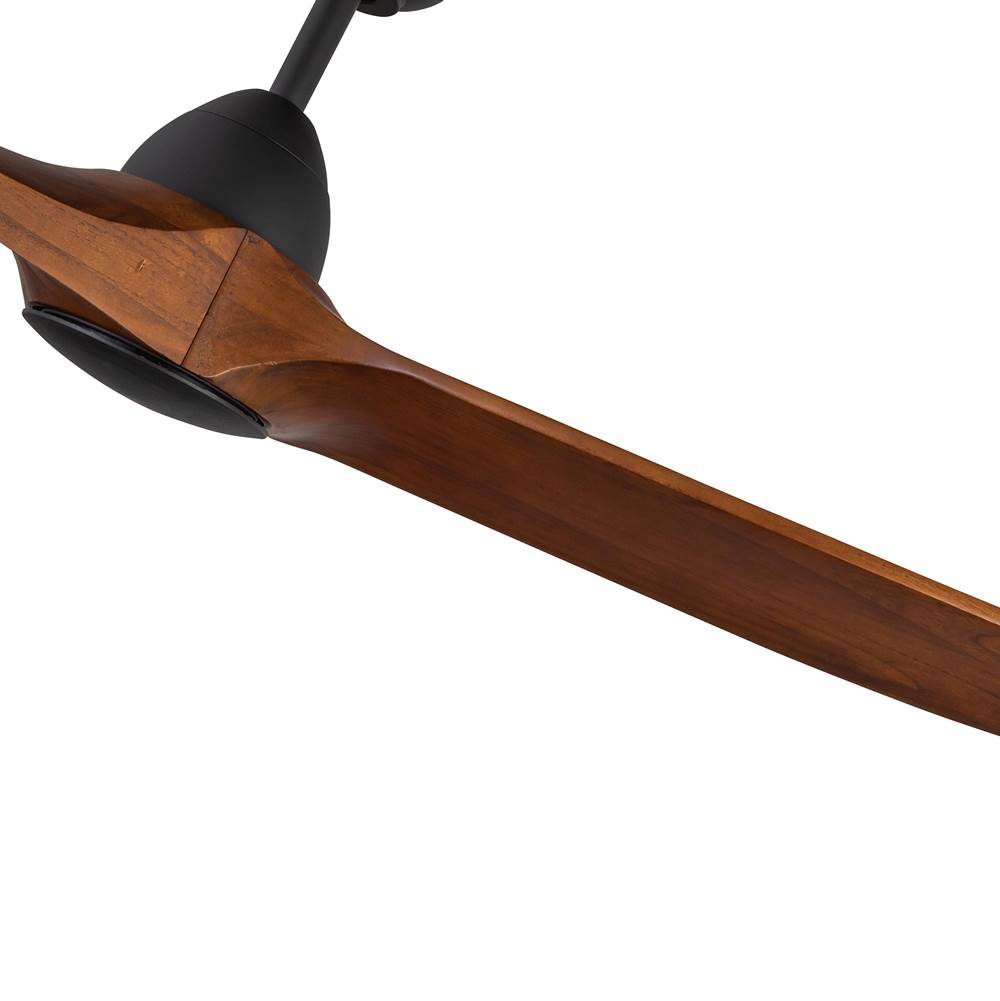 Kuzco CF77860-MB/DW Matte Black,Dark Walnut Baylor 60-in Matte Black/dark Walnut Led Ceiling Fan Image 6