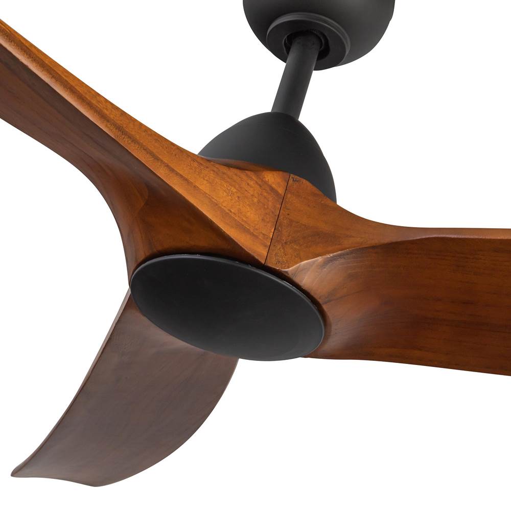 Kuzco CF77860-MB/DW Matte Black,Dark Walnut Baylor 60-in Matte Black/dark Walnut Led Ceiling Fan Image 5