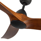 Kuzco CF77860-MB/DW Matte Black,Dark Walnut Baylor 60-in Matte Black/dark Walnut Led Ceiling Fan Image 5
