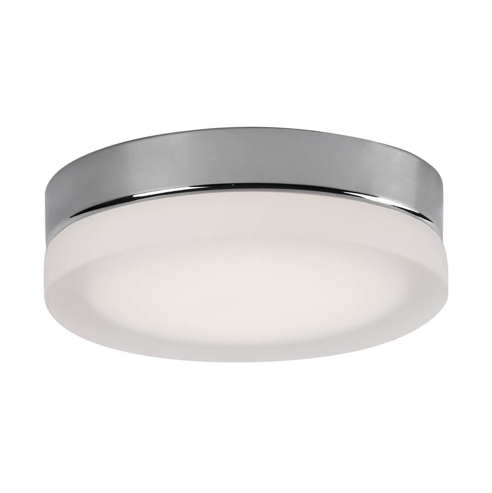 Kuzco Bedford 11-in Chrome Led Flush Mount