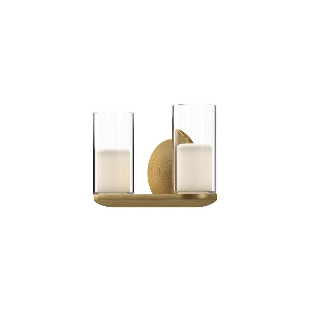 Kuzco VL53511-BG/CL Brushed Gold,Clear Birch 11-in Brushed Gold/clear Led Vanity Image 1