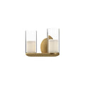 Kuzco VL53511-BG/CL Brushed Gold,Clear Birch 11-in Brushed Gold/clear Led Vanity Image 1