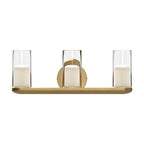 Kuzco Birch 19-in Brushed Gold/clear Led Vanity