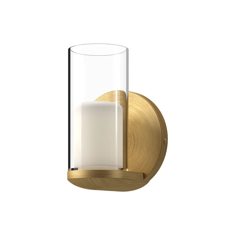 Kuzco WS53505-BG/CL Brushed Gold,Clear Birch 3-in Brushed Gold/clear Led Wall Sconce Image 1