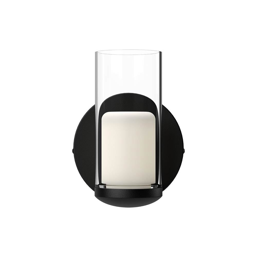 Kuzco Birch 3-in Brushed Gold/clear Led Wall Sconce