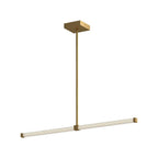 Kuzco Blade 32-in Brushed Gold Led Linear Pendant