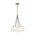 Kuzco CH3117-BG Brushed Gold Bolla 16-in Brushed Gold Led Chandelier Image 1