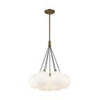 Kuzco Bolla 16-in Brushed Gold Led Chandelier