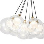 Kuzco CH3117-BG Brushed Gold Bolla 16-in Brushed Gold Led Chandelier Image 2