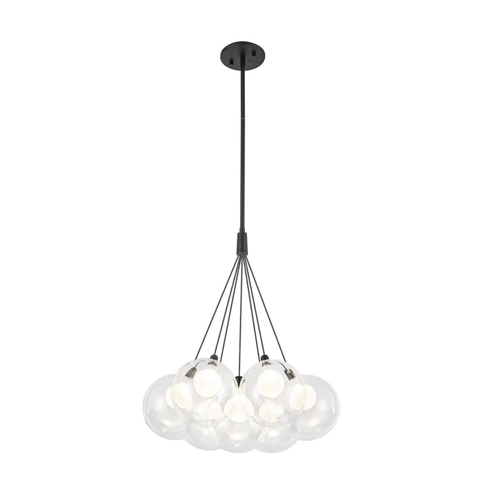 Kuzco Bolla 16-in Brushed Gold Led Chandelier