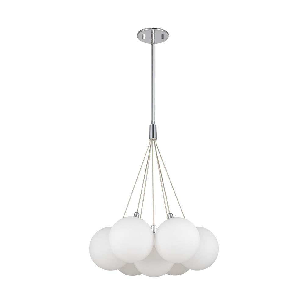 Kuzco Bolla 16-in Brushed Gold Led Chandelier