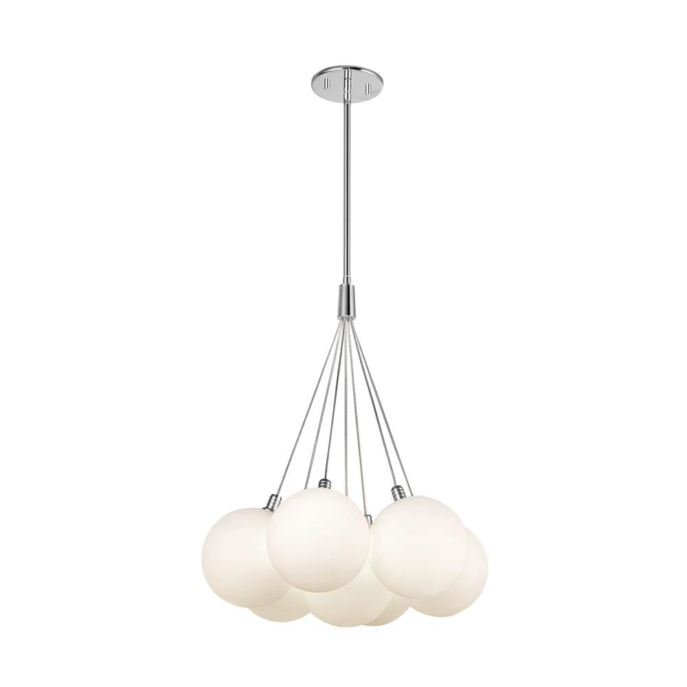 Kuzco CH3117-OP Opal Glass Bolla 17-in Opal Glass Led Chandelier Image 4
