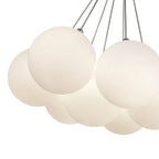 Kuzco CH3117-OP Opal Glass Bolla 17-in Opal Glass Led Chandelier Image 3