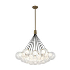 Kuzco Bolla 28-in Brushed Gold Led Chandelier
