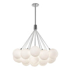 Kuzco CH3128-OP Opal Glass Bolla 28-in Opal Glass Led Chandelier Image 3