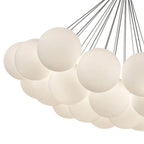 Kuzco CH3128-OP Opal Glass Bolla 28-in Opal Glass Led Chandelier Image 2