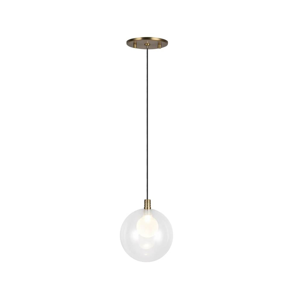 Kuzco PD3106-BG Brushed Gold Bolla 5-in Brushed Gold Led Pendant Image 1
