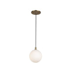 Kuzco Bolla 5-in Brushed Gold Led Pendant