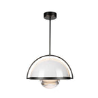 Kuzco Bowery 14-in Urban Bronze Led Pendant