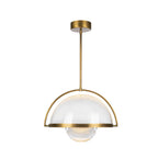 Kuzco Bowery 14-in Urban Bronze Led Pendant