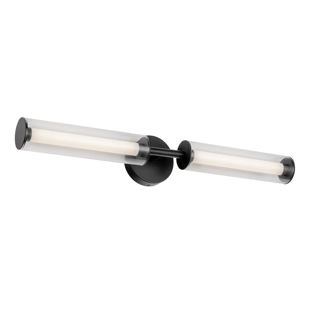 Kuzco VL28028-BK Black Braga 28-in Black Led Vanity Image 1