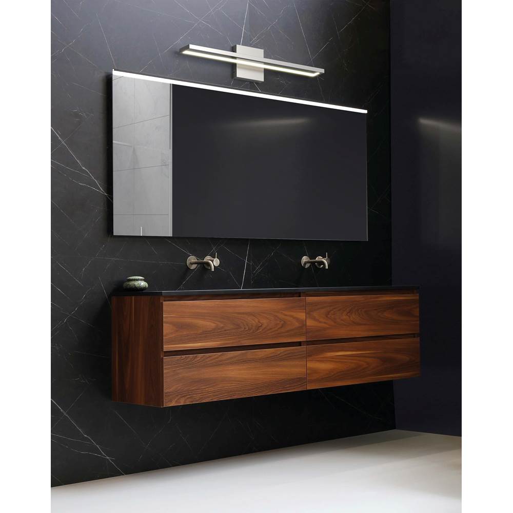 Kuzco Brio 24-in Brushed Nickel Led Vanity