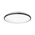 Kuzco Brook 13-in Black Led Flush Mount