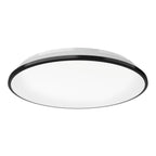 Kuzco Brook 15-in Black Led Flush Mount