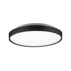 Kuzco FM43518-BK-5CCT Black Brunswick 18-in Black Led Flush Mount Image 1