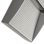Kuzco EW27905-GY Grey Casa 5-in Grey Led Exterior Wall Sconce Image 3